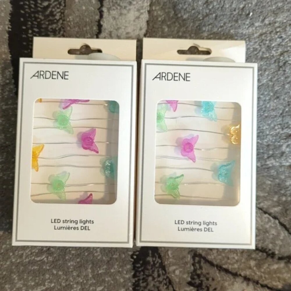 LED butterfly string lights brand new